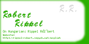 robert rippel business card